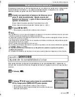 Preview for 81 page of Panasonic DMCGF1 - DIGITAL STILL CAMERA Instrucciones De Funcionamiento