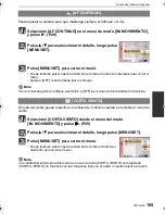 Preview for 105 page of Panasonic DMCGF1 - DIGITAL STILL CAMERA Instrucciones De Funcionamiento