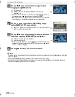 Preview for 116 page of Panasonic DMCGF1 - DIGITAL STILL CAMERA Instrucciones De Funcionamiento