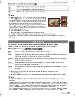 Preview for 119 page of Panasonic DMCGF1 - DIGITAL STILL CAMERA Instrucciones De Funcionamiento