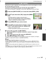 Preview for 137 page of Panasonic DMCGF1 - DIGITAL STILL CAMERA Instrucciones De Funcionamiento