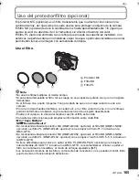 Предварительный просмотр 165 страницы Panasonic DMCGF1 - DIGITAL STILL CAMERA Instrucciones De Funcionamiento