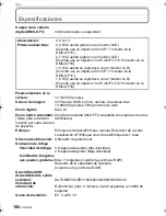 Preview for 192 page of Panasonic DMCGF1 - DIGITAL STILL CAMERA Instrucciones De Funcionamiento