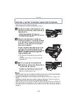 Предварительный просмотр 24 страницы Panasonic DMCGF2 - DIGITAL CAMERA-ADV FEATURES (Spanish) Instrucciones De Funcionamiento