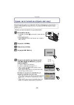 Предварительный просмотр 28 страницы Panasonic DMCGF2 - DIGITAL CAMERA-ADV FEATURES (Spanish) Instrucciones De Funcionamiento