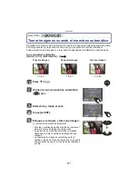 Предварительный просмотр 81 страницы Panasonic DMCGF2 - DIGITAL CAMERA-ADV FEATURES (Spanish) Instrucciones De Funcionamiento