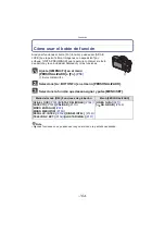 Предварительный просмотр 104 страницы Panasonic DMCGF2 - DIGITAL CAMERA-ADV FEATURES (Spanish) Instrucciones De Funcionamiento