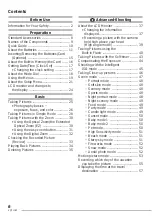 Предварительный просмотр 6 страницы Panasonic DMCLS60 - DIGITAL STILL CAMERA Operating Instructions Manual