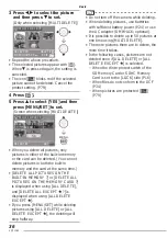 Предварительный просмотр 36 страницы Panasonic DMCLS60 - DIGITAL STILL CAMERA Operating Instructions Manual