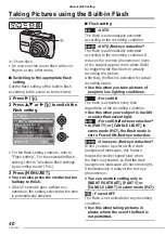 Предварительный просмотр 40 страницы Panasonic DMCLS60 - DIGITAL STILL CAMERA Operating Instructions Manual