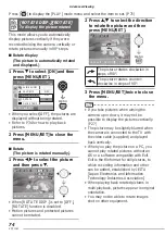 Предварительный просмотр 74 страницы Panasonic DMCLS60 - DIGITAL STILL CAMERA Operating Instructions Manual