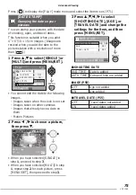 Предварительный просмотр 75 страницы Panasonic DMCLS60 - DIGITAL STILL CAMERA Operating Instructions Manual