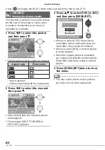 Предварительный просмотр 80 страницы Panasonic DMCLS60 - DIGITAL STILL CAMERA Operating Instructions Manual