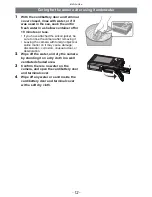 Preview for 12 page of Panasonic DMCTS2 - DIGITAL STILL CAMERA Operating Instructions Manual