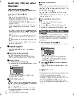 Preview for 14 page of Panasonic DMP-B200 Owner'S Manual