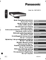 Preview for 1 page of Panasonic DMP-BBT01 Basic Operating Instructions Manual