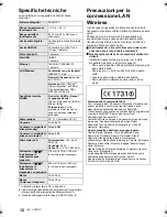 Preview for 40 page of Panasonic DMP-BBT01 Basic Operating Instructions Manual