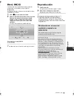 Preview for 53 page of Panasonic DMP-BBT01 Basic Operating Instructions Manual