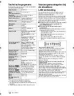 Preview for 68 page of Panasonic DMP-BBT01 Basic Operating Instructions Manual