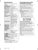 Preview for 82 page of Panasonic DMP-BBT01 Basic Operating Instructions Manual