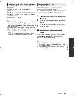 Предварительный просмотр 23 страницы Panasonic DMP-BBT01 Operating Instructions Manual