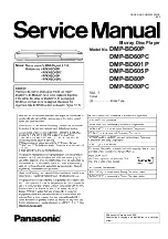 Preview for 1 page of Panasonic DMP-BD Series Service Manual