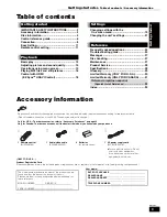 Preview for 3 page of Panasonic DMP-BD10K Operating Instructions Manual