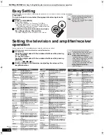 Preview for 10 page of Panasonic DMP BD30 - Multi Region Blu Ray PAL/NTSC DVD Player Operating Instructions Manual