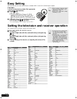 Предварительный просмотр 10 страницы Panasonic DMP-BD30 Operating Instructions Manual