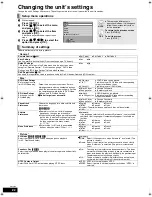 Preview for 22 page of Panasonic DMP-BD30 Operating Instructions Manual