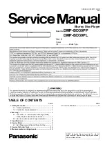 Preview for 1 page of Panasonic DMP-BD30PL Service Manual