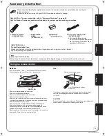 Предварительный просмотр 5 страницы Panasonic DMP BD35 - Blu-Ray Disc Player Operating Instructions Manual