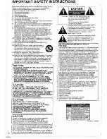 Preview for 2 page of Panasonic DMP-BD35 Operating Instructions Manual