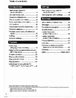 Preview for 4 page of Panasonic DMP-BD35 Operating Instructions Manual