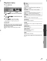 Preview for 23 page of Panasonic DMP-BD45 Operating Instructions Manual