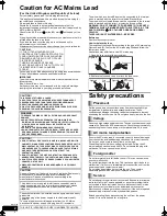 Preview for 2 page of Panasonic DMP-BD50 Operating Instructions Manual