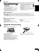 Preview for 5 page of Panasonic DMP-BD50 Operating Instructions Manual