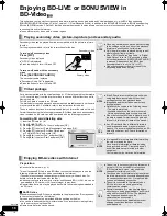 Preview for 16 page of Panasonic DMP-BD50 Operating Instructions Manual