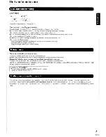 Preview for 3 page of Panasonic DMP-BD60 - Blu-Ray Disc Player Operating Instructions Manual