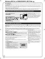 Preview for 22 page of Panasonic DMP-BD60K Operating Instructions Manual