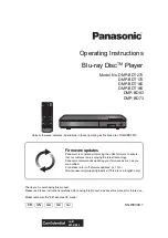 Panasonic DMP-BD73 Operating Instructions Manual preview