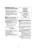 Preview for 3 page of Panasonic DMP-BD73 Operating Instructions Manual