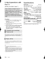 Preview for 10 page of Panasonic DMP-BD75 Basic Operating Instructions Manual