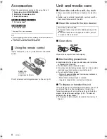 Preview for 4 page of Panasonic DMP-BD75 Operating Instructions Manual