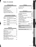 Preview for 3 page of Panasonic DMP-BD75 Owner'S Manual