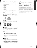 Preview for 7 page of Panasonic DMP-BD75 Owner'S Manual