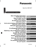 Panasonic DMP-BD77 Basic Operating Instructions Manual preview