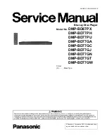 Preview for 1 page of Panasonic DMP-BD77GA Service Manual