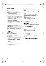 Preview for 16 page of Panasonic DMP-BD81 Basic Operating Instructions Manual