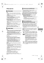 Preview for 51 page of Panasonic DMP-BD81 Basic Operating Instructions Manual